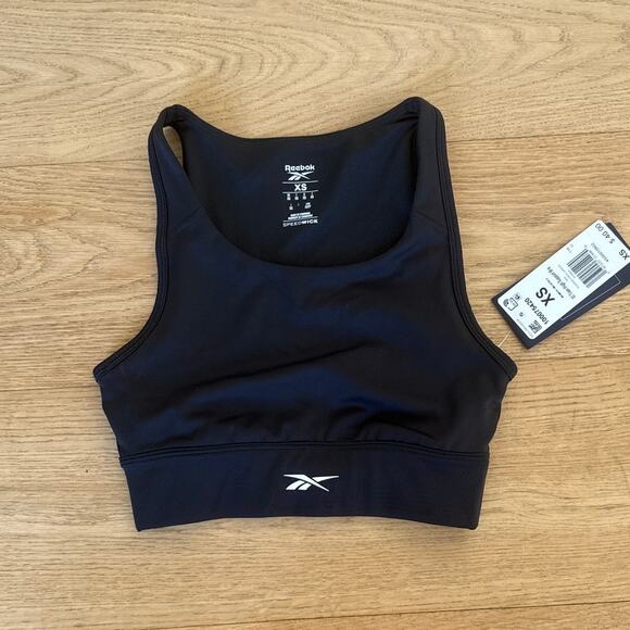 Reebok - ID Train High Support Sports Bra in Black - Picture 1 of 3
